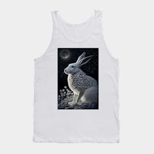 Celtic Snow Hare #001 Tank Top